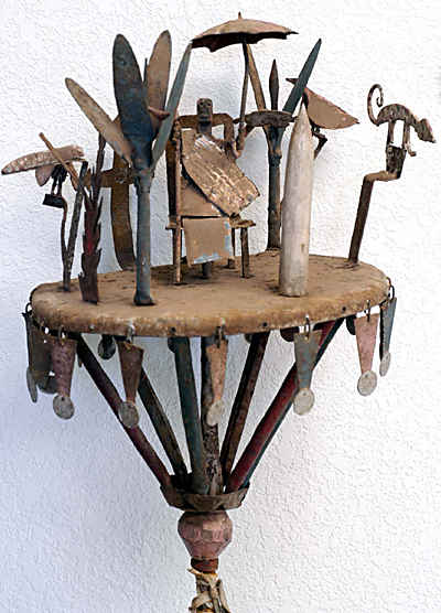Fon Asen Reliquary Altar on stand, Benin Republic
