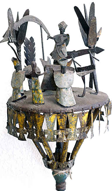 Fon Asen Reliquary Altar on stand, Benin Republic