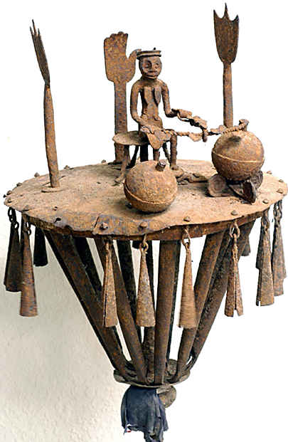 Fon Asen Reliquary Altar on stand, Benin Republic