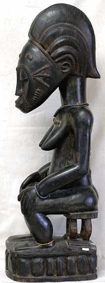 Baul&eacute; ancestor figure, Ivory Coast