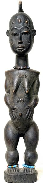 Baul&eacute; colonial statue, Ivory Coast