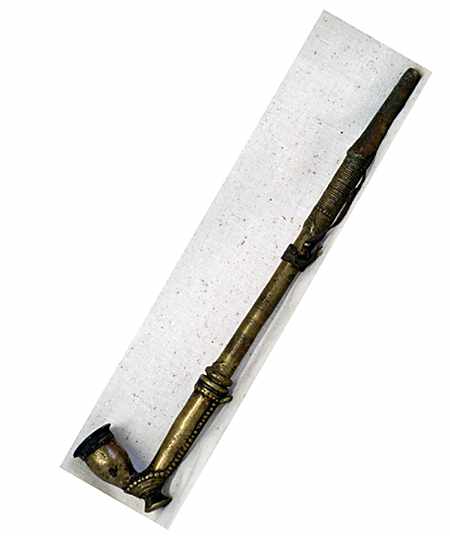 Bamun Pipe, Cameroon, bronze