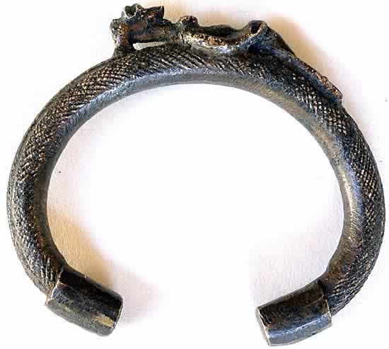 Lobi bronze bracelet, Burkina Faso